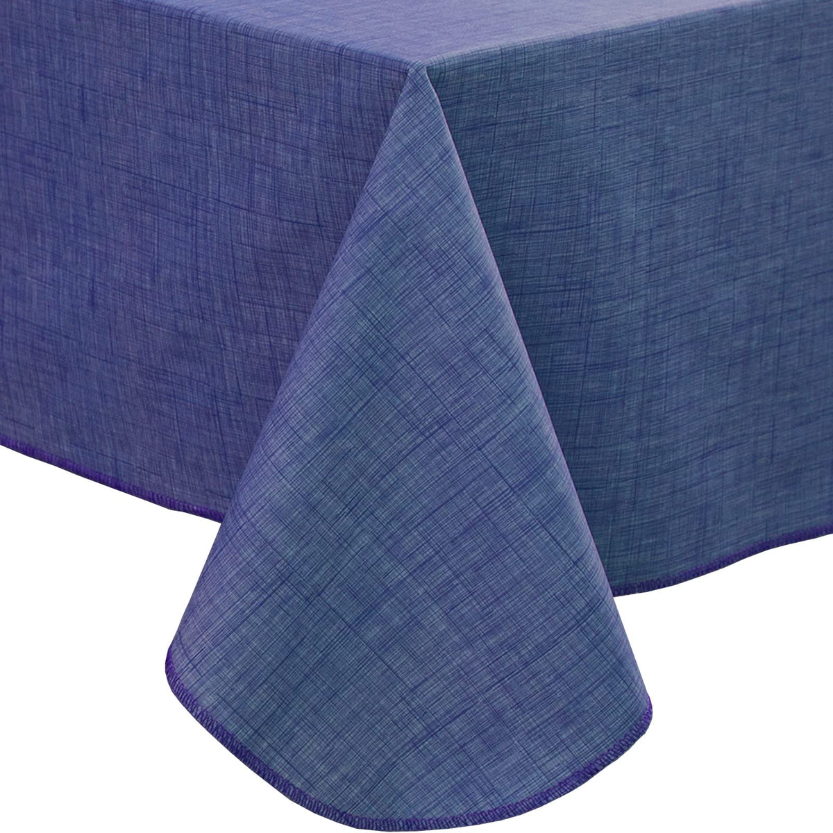 LIBERECOO Vinyl Tablecloth with Flannel Backing, Champagne, Waterproof, Stain-Resistant, Easy-Clean Table Cover for Dining, Kitchen, and Outdoor Use, 60" x 102" Rectangle