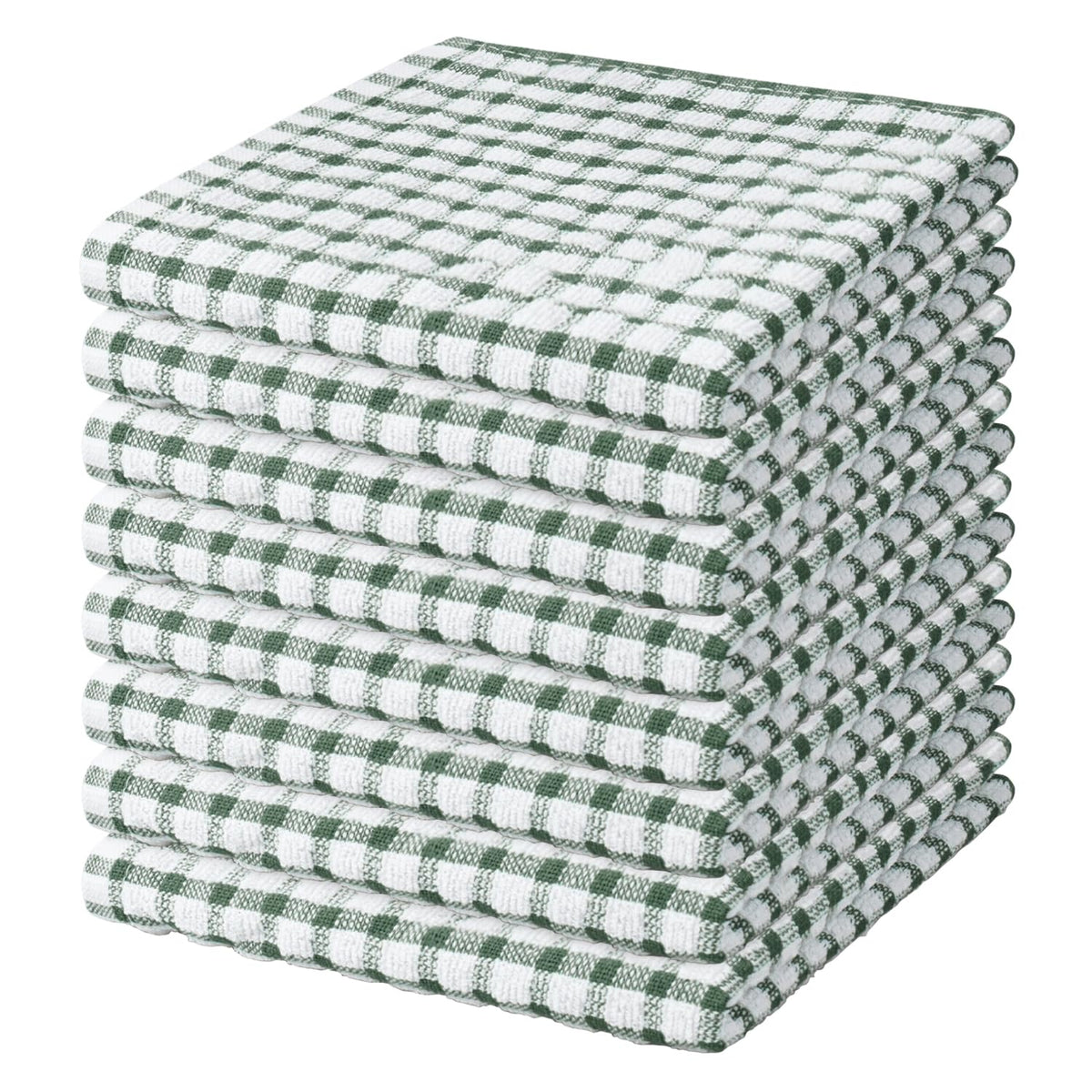 Nialnant 8 Pcs Kitchen Dish Rags,100% Cotton Soft Absorbent