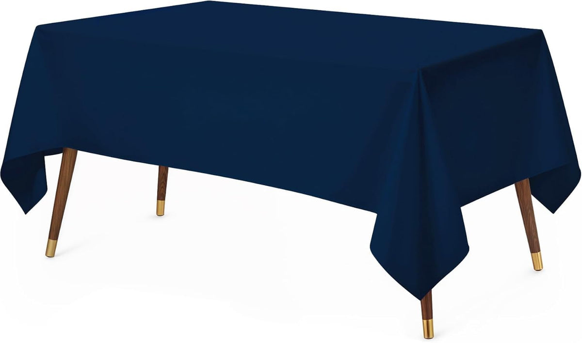 Utopia Kitchen Rectangle Table Cloth 1 Pack [90x132 Inches, White]