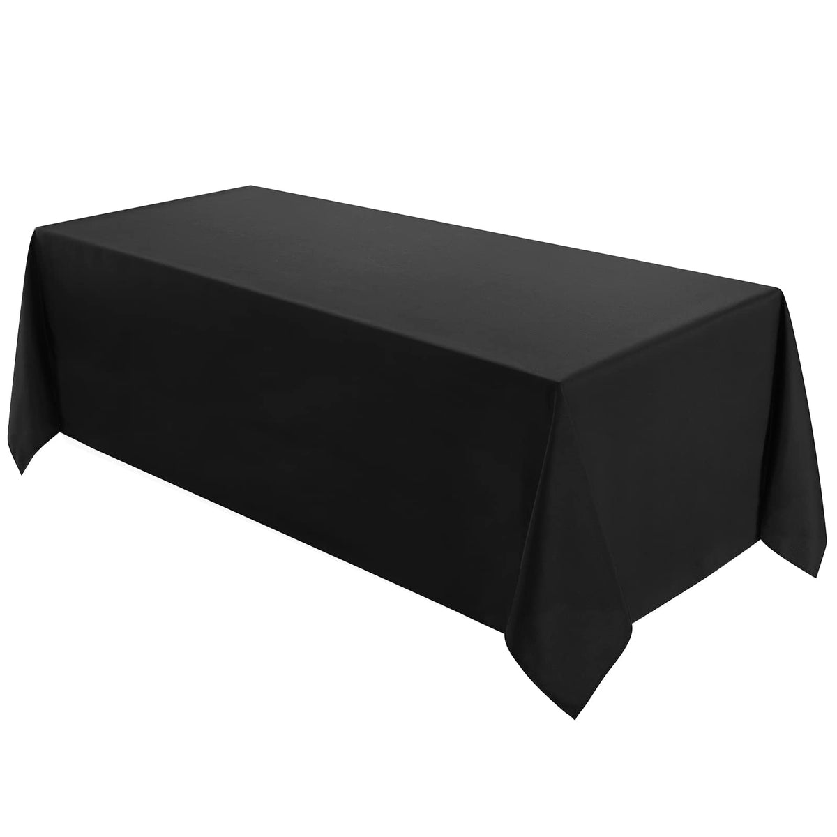 VidaFete Classic Series 10 Pack 90 * 132inch White Rectangle Tablecloth