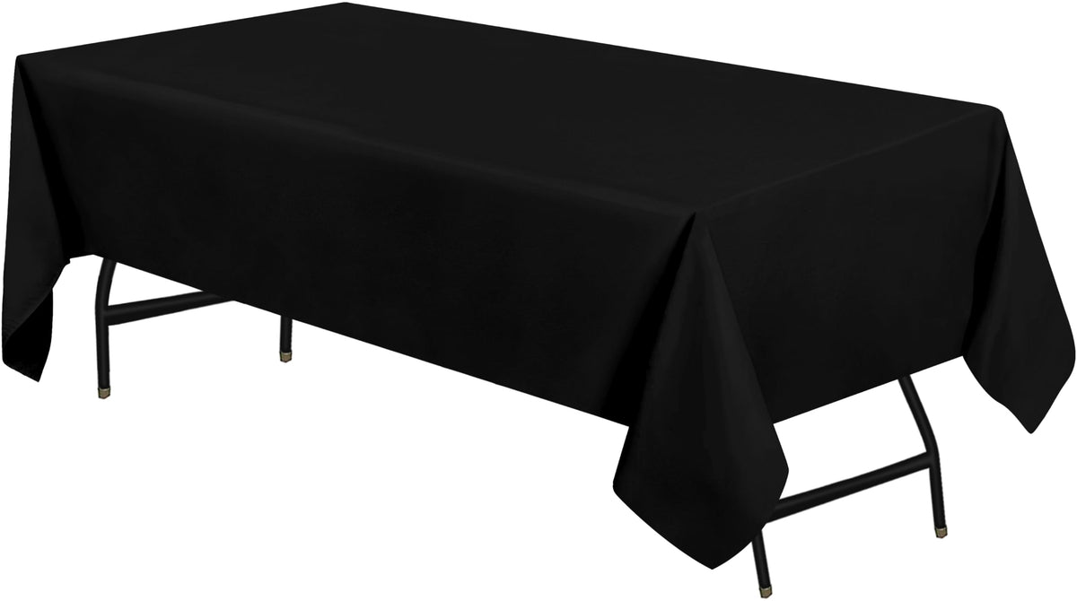 Utopia Kitchen Rectangle Table Cloth 1 Pack [90x132 Inches, White]