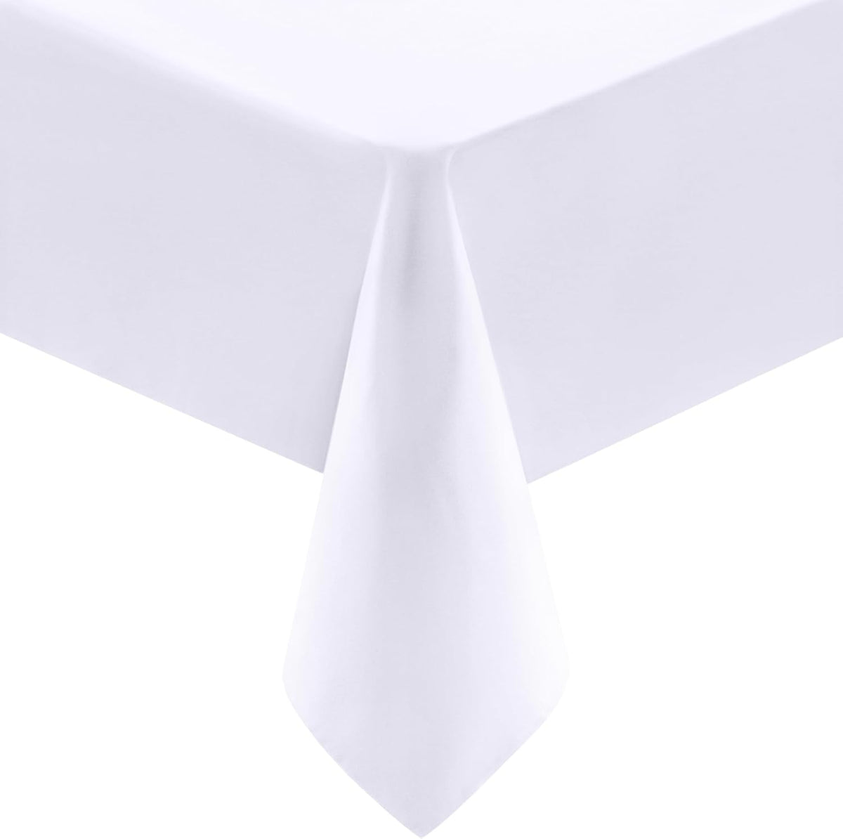 Utopia Kitchen Rectangle Table Cloth 1 Pack [90x132 Inches, White]