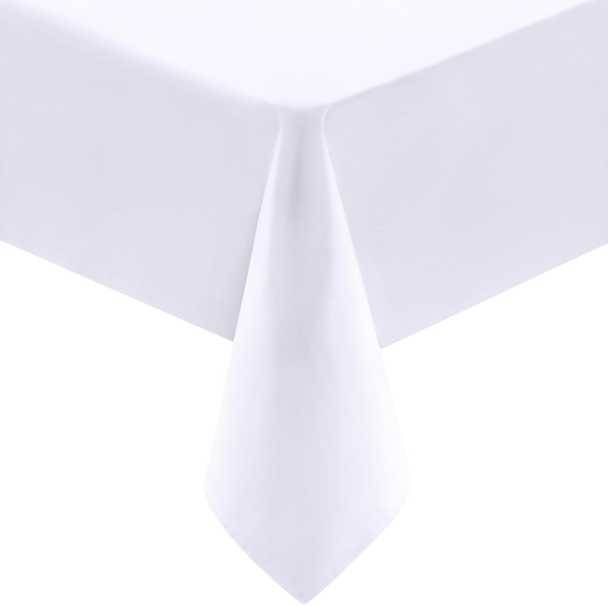 Utopia Kitchen Rectangle Table Cloth 1 Pack [90x132 Inches, White]