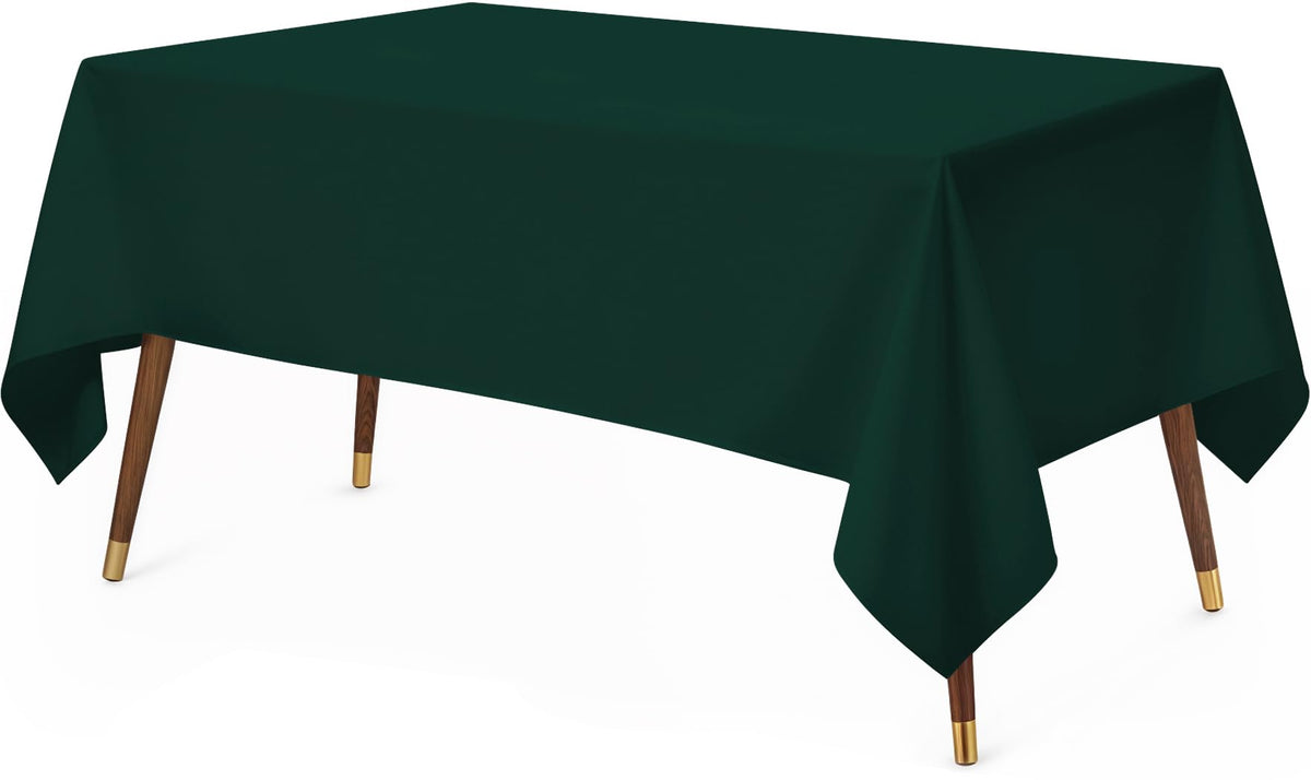Utopia Kitchen Rectangle Table Cloth 1 Pack [90x132 Inches, White]