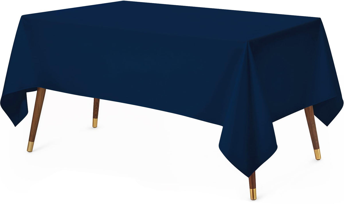 Utopia Kitchen Rectangle Table Cloth 1 Pack [90x132 Inches, White]