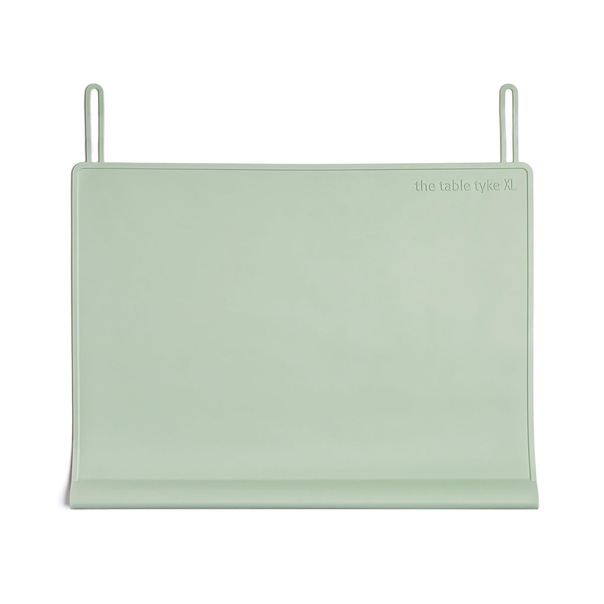 Table Tyke Baby Restaurant Placemat, Silicone Edge Bumper, Sage Green