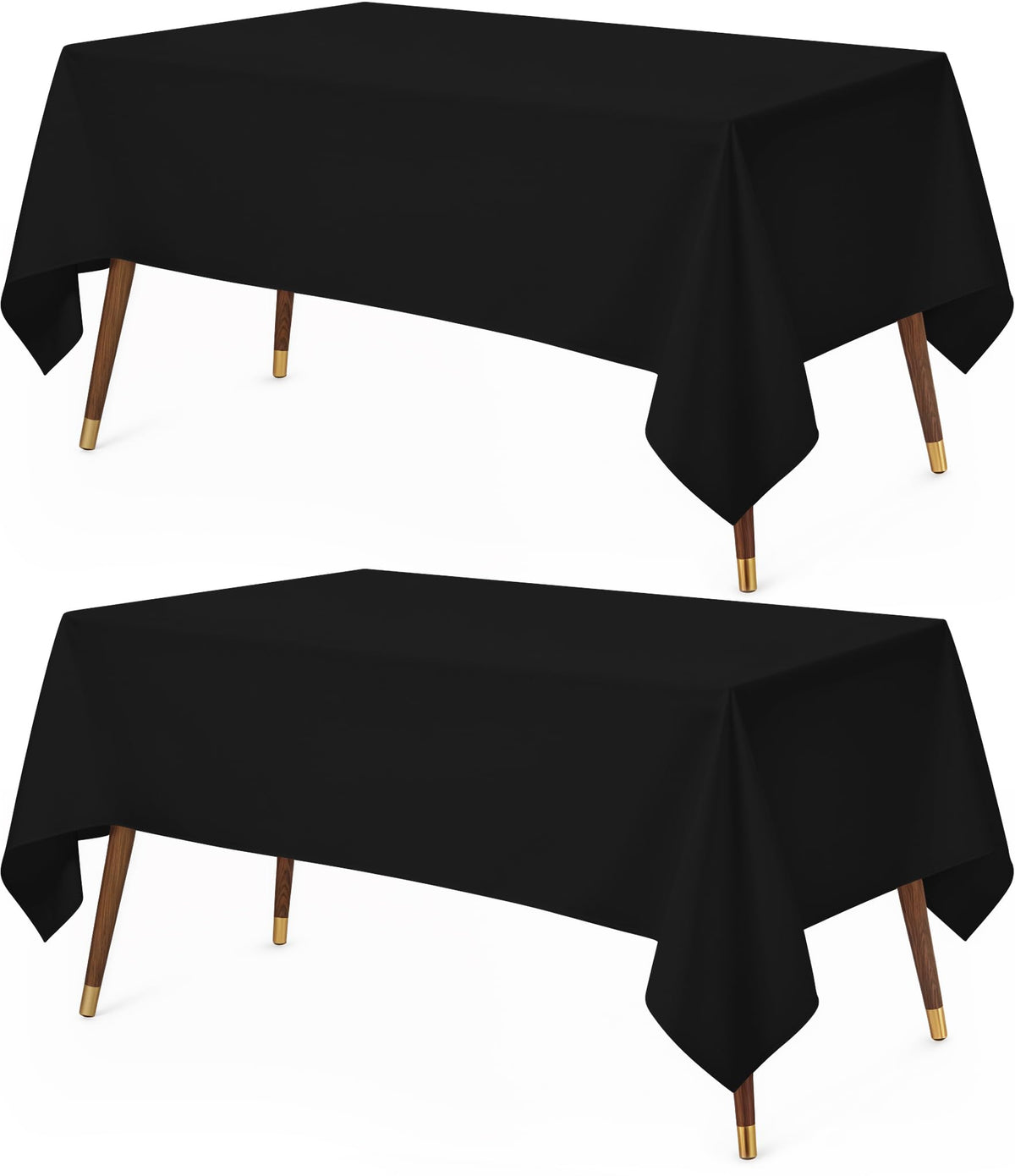 Utopia Kitchen Rectangle Table Cloth 1 Pack [90x132 Inches, White]