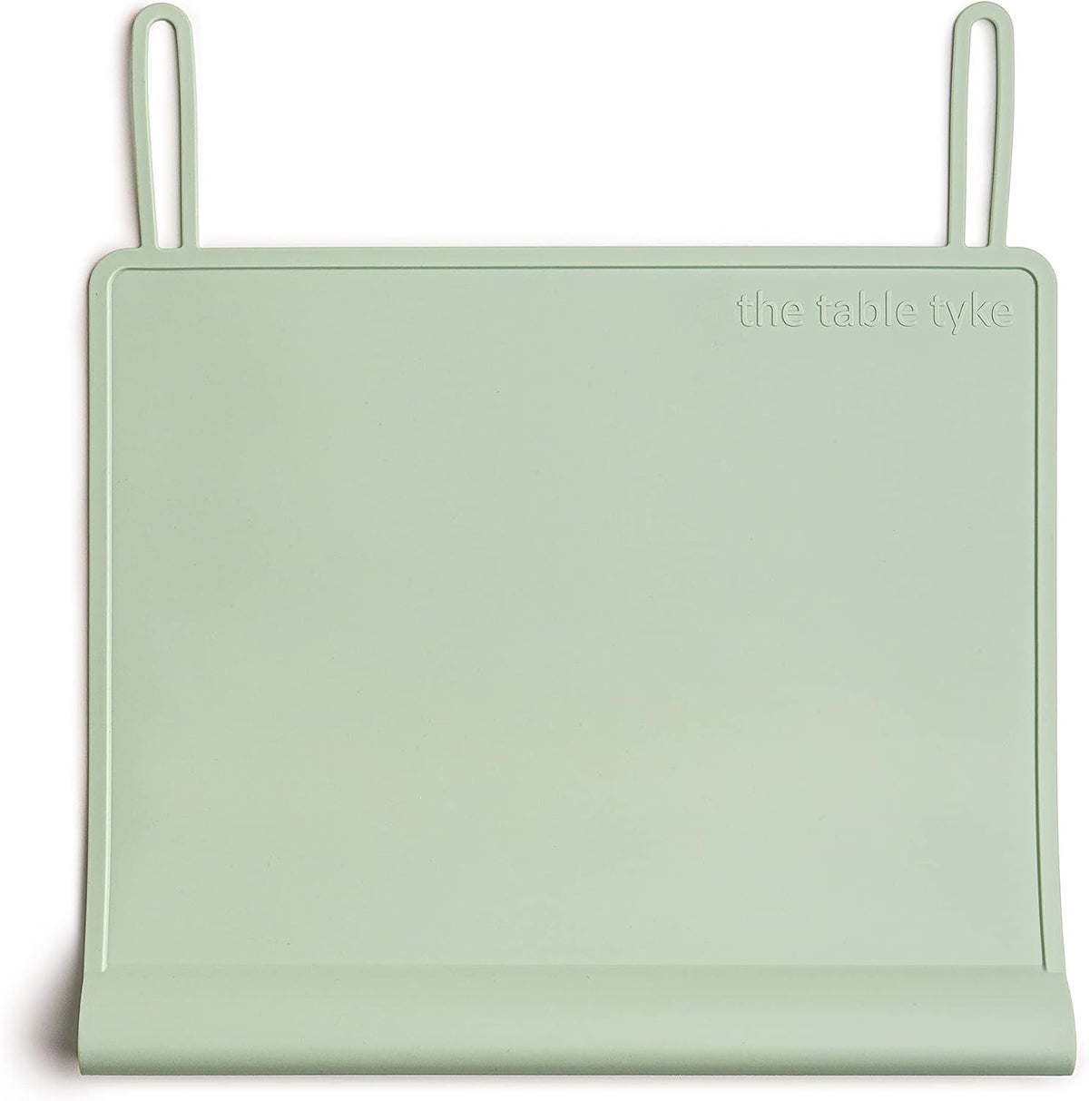 Table Tyke Baby Restaurant Placemat, Silicone Edge Bumper, Sage Green