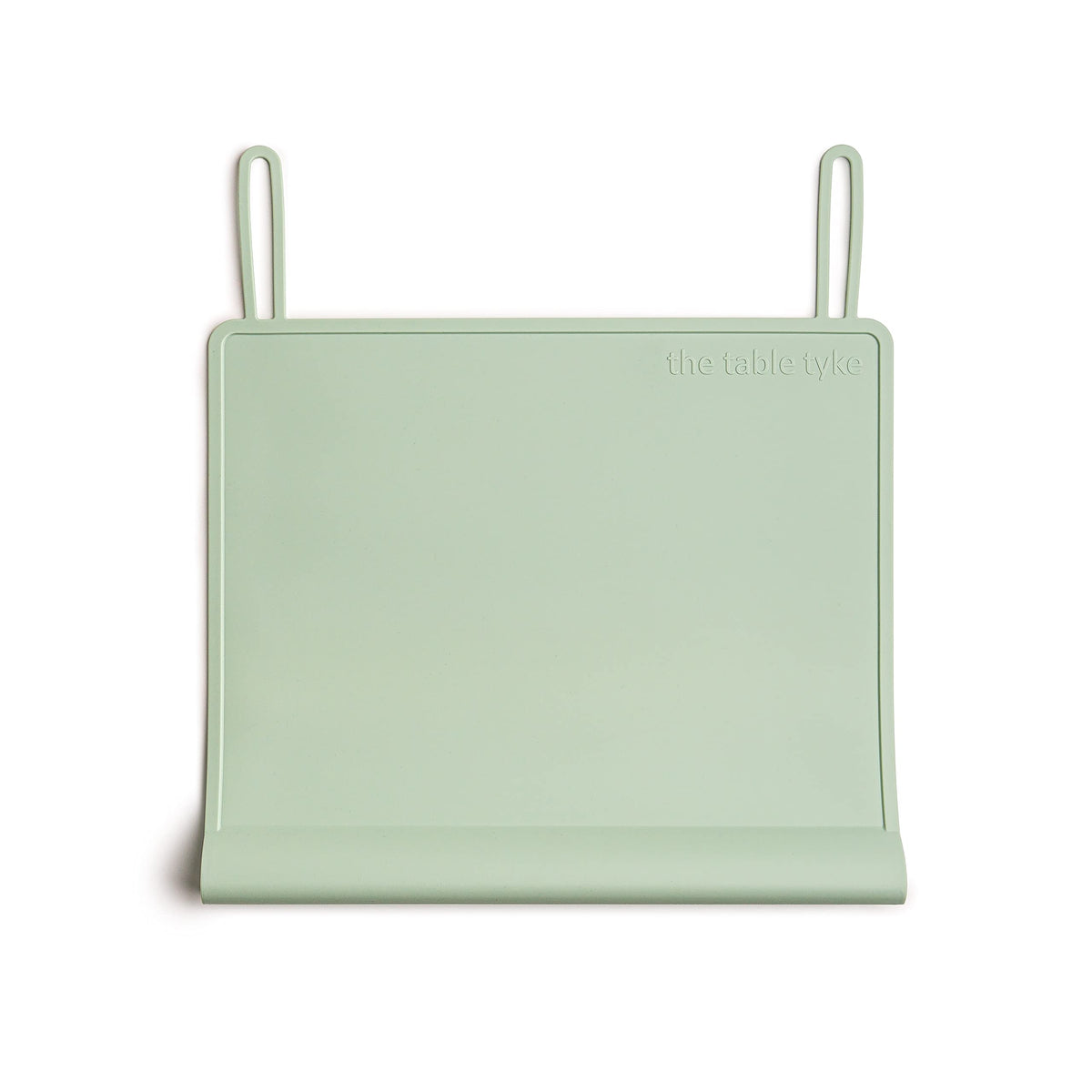 Table Tyke Baby Restaurant Placemat, Silicone Edge Bumper, Sage Green