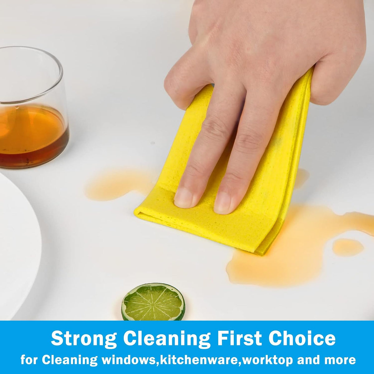 HOMEXCEL 10PK Swedish Dishcloths for Kitchen, Absorbent Dish Cloths, 7x6in