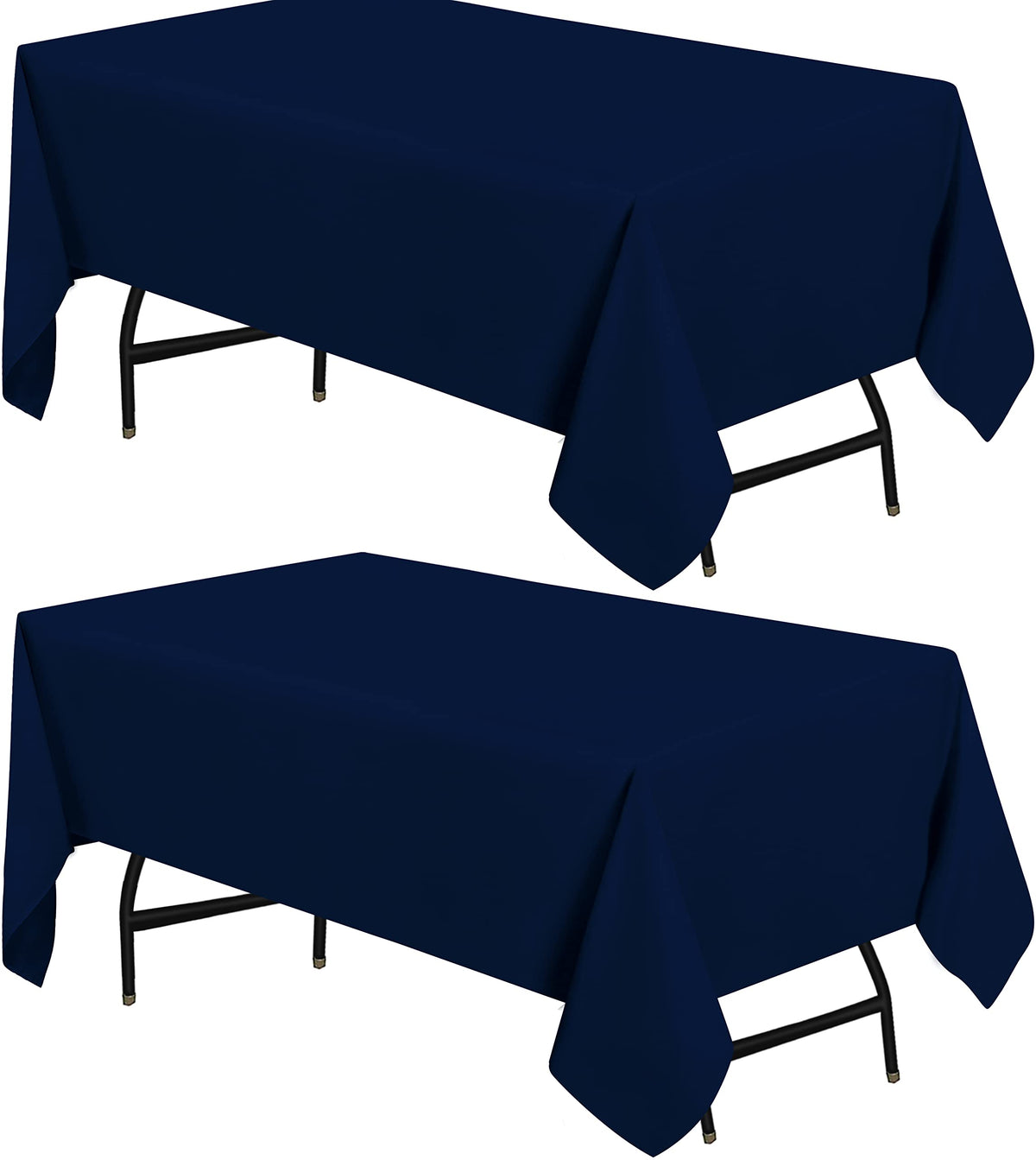 Utopia Kitchen Rectangle Table Cloth 1 Pack [90x132 Inches, White]
