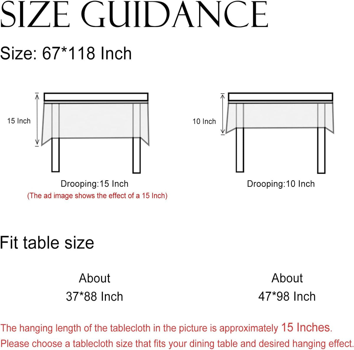 ISAENNE Designer Linen Rectangular Long Tablecloth,118"x67"-Serenity G
