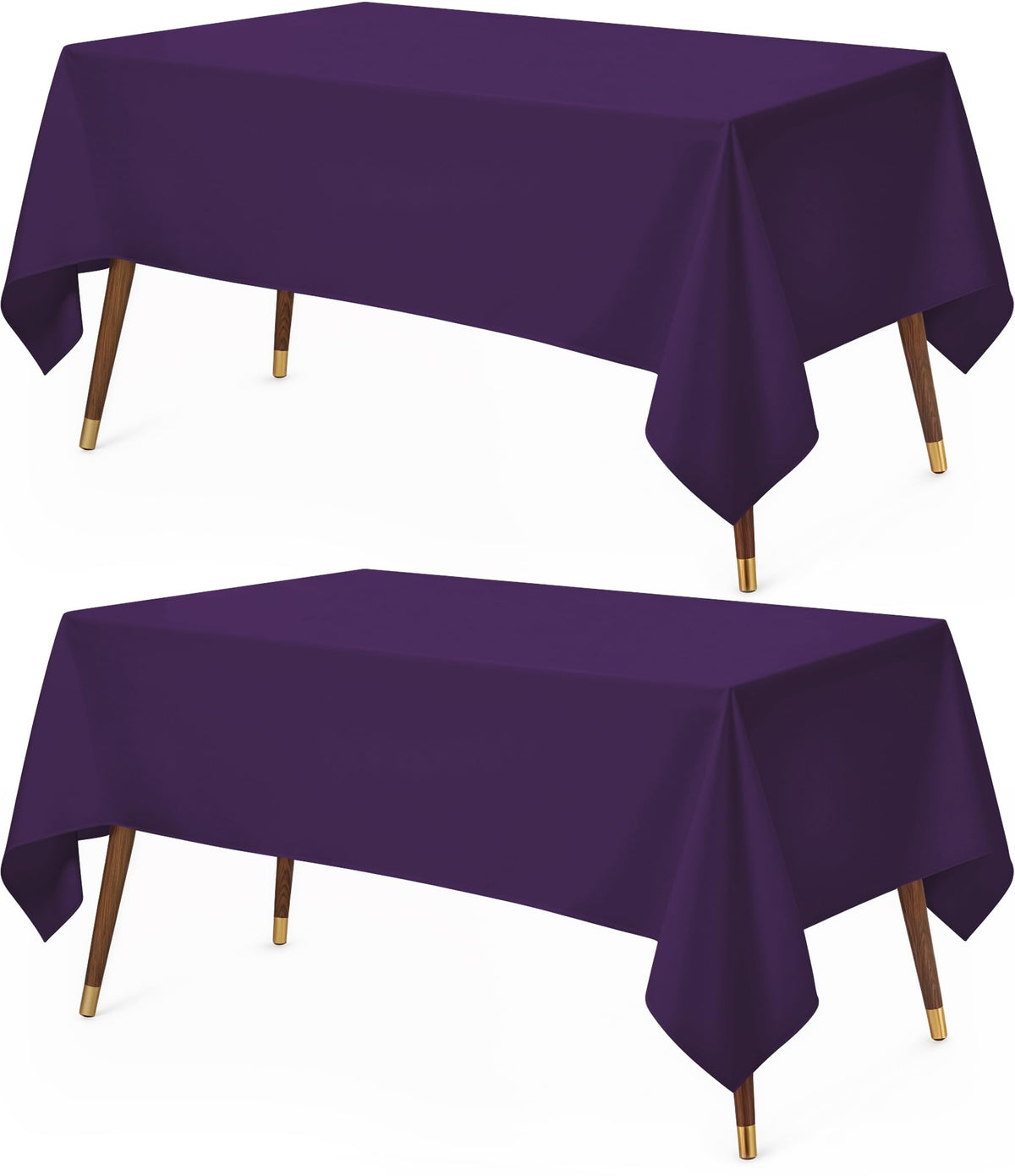 Utopia Kitchen Rectangle Table Cloth 1 Pack [90x132 Inches, White]