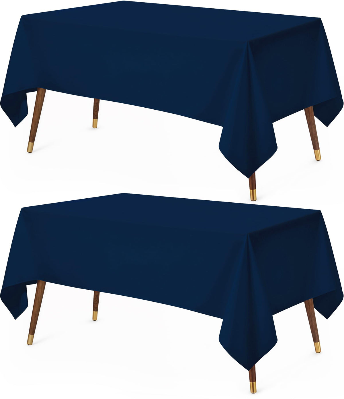 Utopia Kitchen Rectangle Table Cloth 1 Pack [90x132 Inches, White]