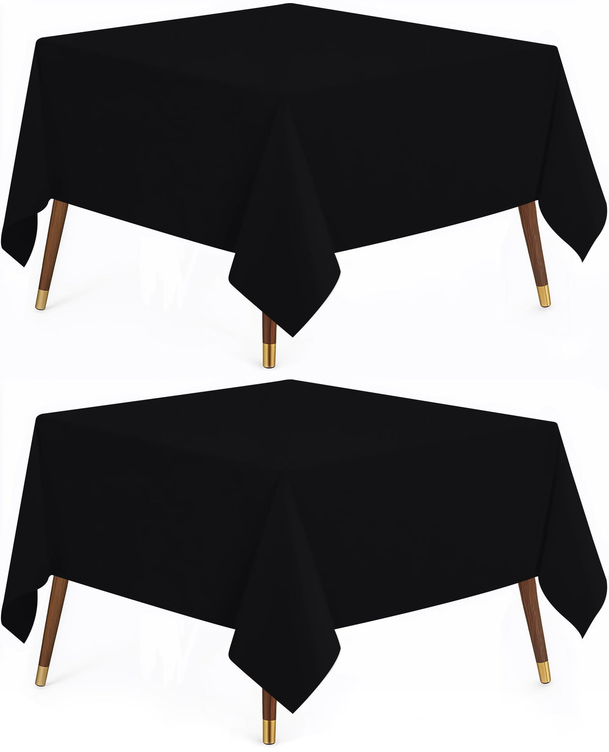 Utopia Kitchen Rectangle Table Cloth 1 Pack [90x132 Inches, White]