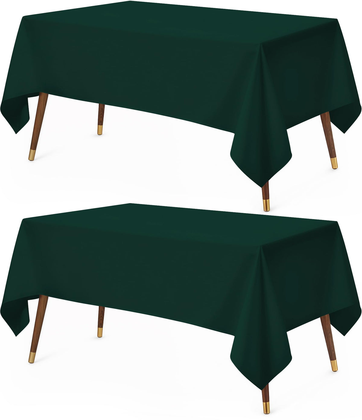 Utopia Kitchen Rectangle Table Cloth 1 Pack [90x132 Inches, White]