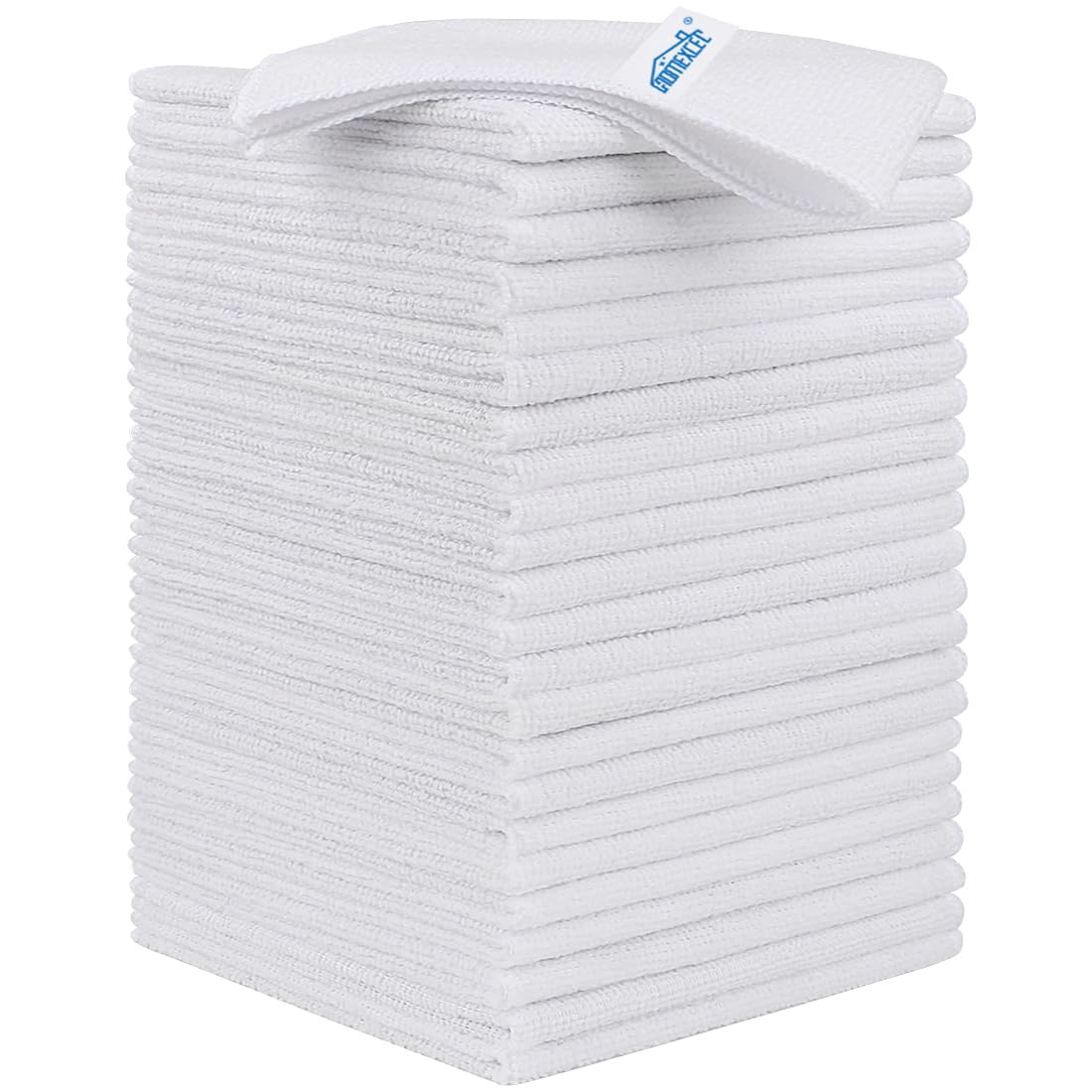 HOMEXCEL 12PK Microfiber Cleaning Cloth, Cleaning Rag for Home, 11.5x11.5in