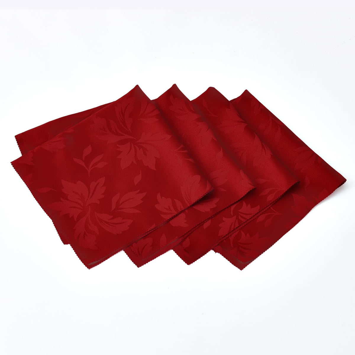 Romanstile Jacquard Rectangle Tablecloth 60 x 120 Inch, White