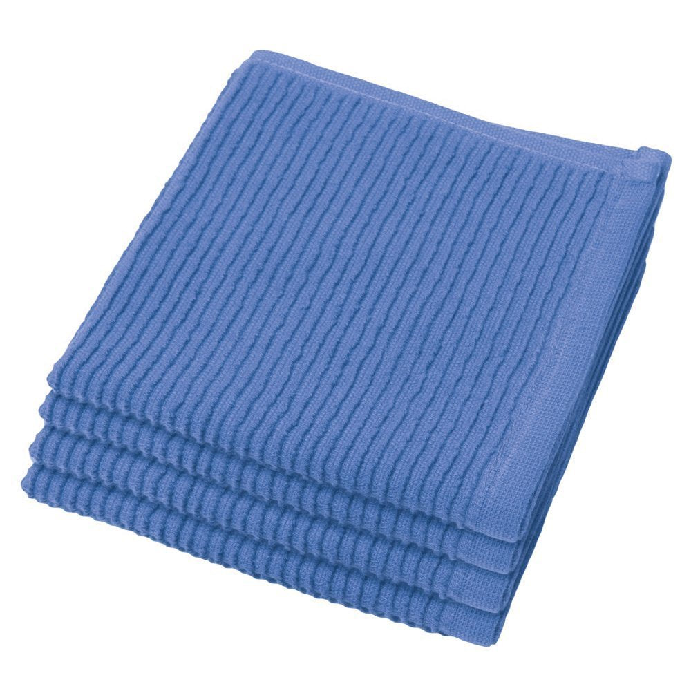 Now Designs Ripple Kitchen Dishcloth, Set of 4, Prince Purple