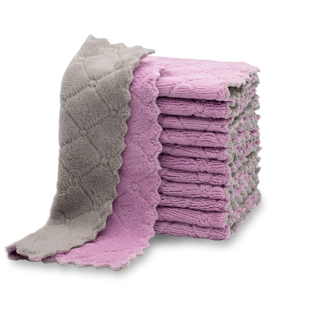 kimteny 12 Pack Dish Cloths for Washing Dishes