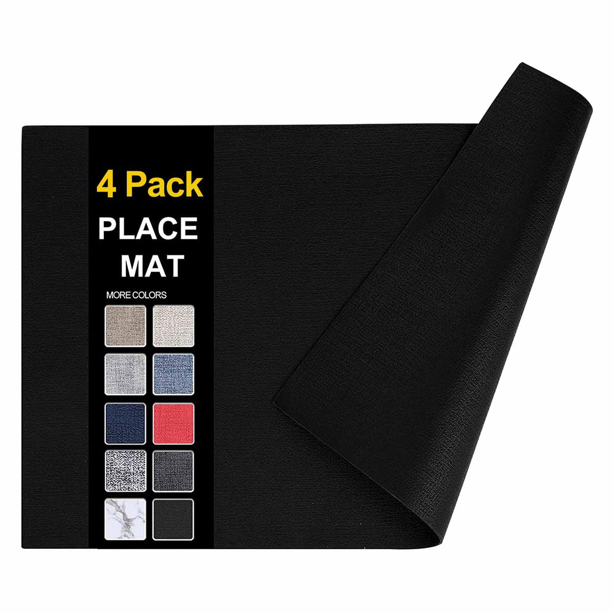 homing Faux Leather Heat Resistant Placemats 6 Packs