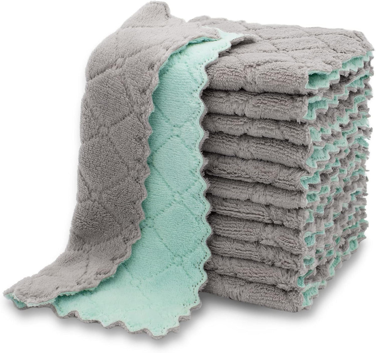 kimteny 12 Pack Dish Cloths for Washing Dishes