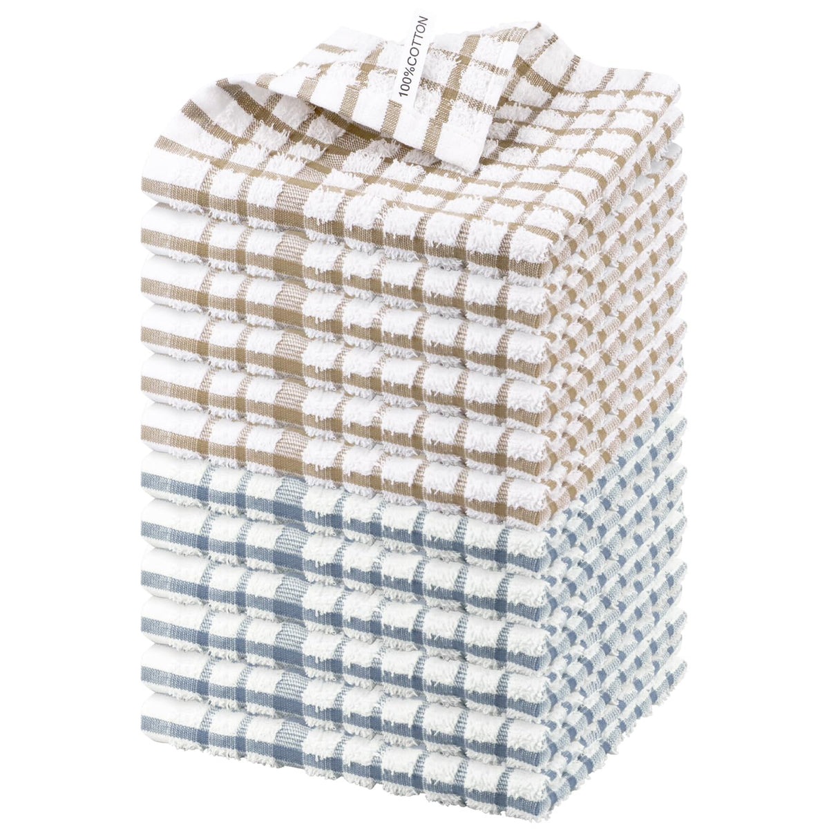 Nialnant 8 Pack Kitchen Dish Rags,Absorbent Kitchen Towels