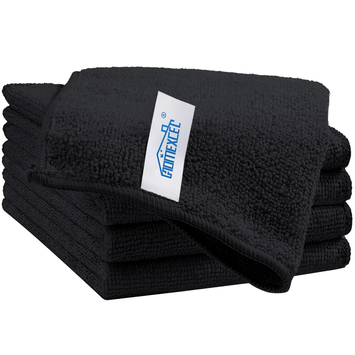HOMEXCEL 12PK Microfiber Cleaning Cloth, Cleaning Rag for Home, 11.5x11.5in