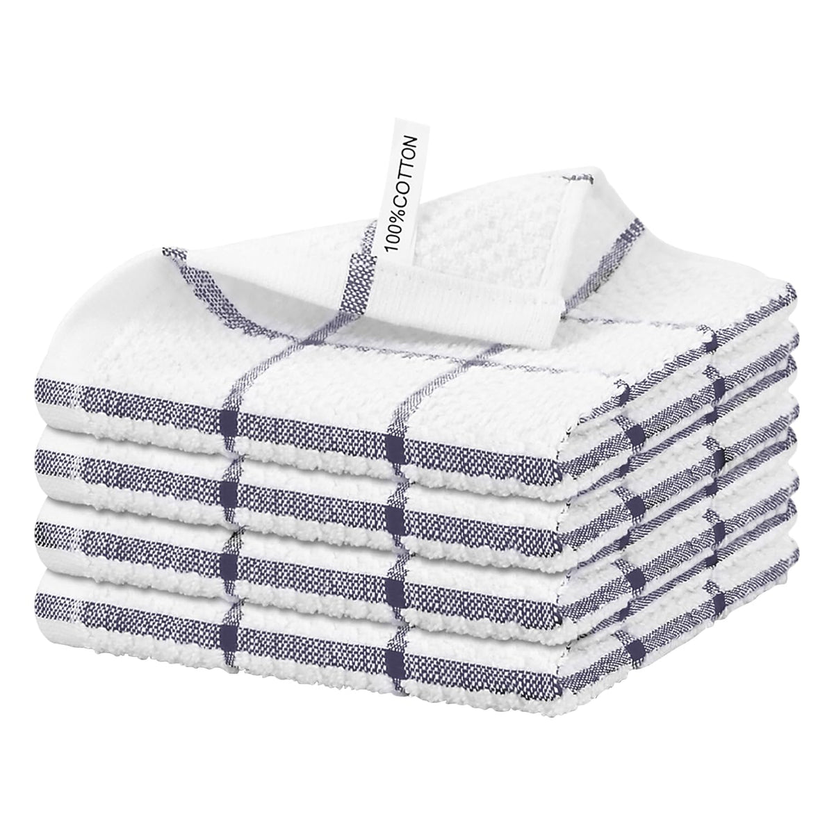 Nialnant 8 Pack Kitchen Dish Rags,Absorbent Kitchen Towels