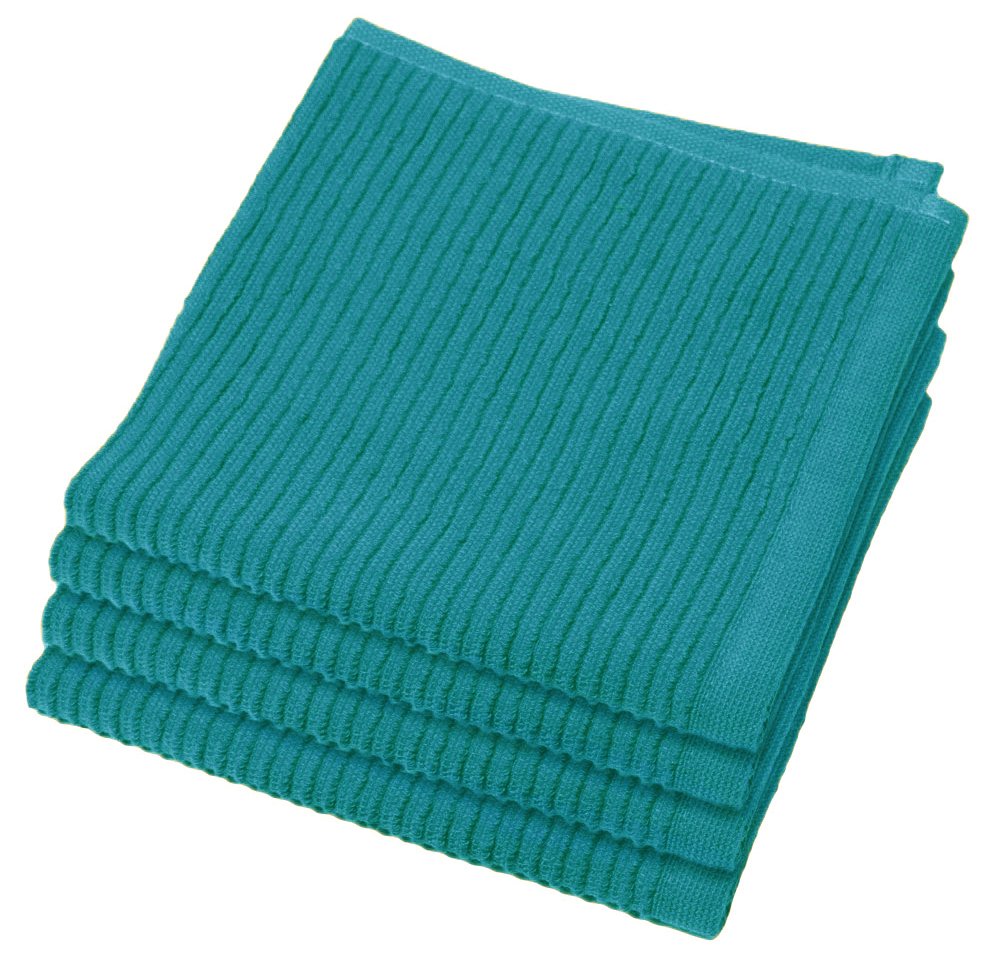 Now Designs Ripple Kitchen Dishcloth, Set of 4, Prince Purple