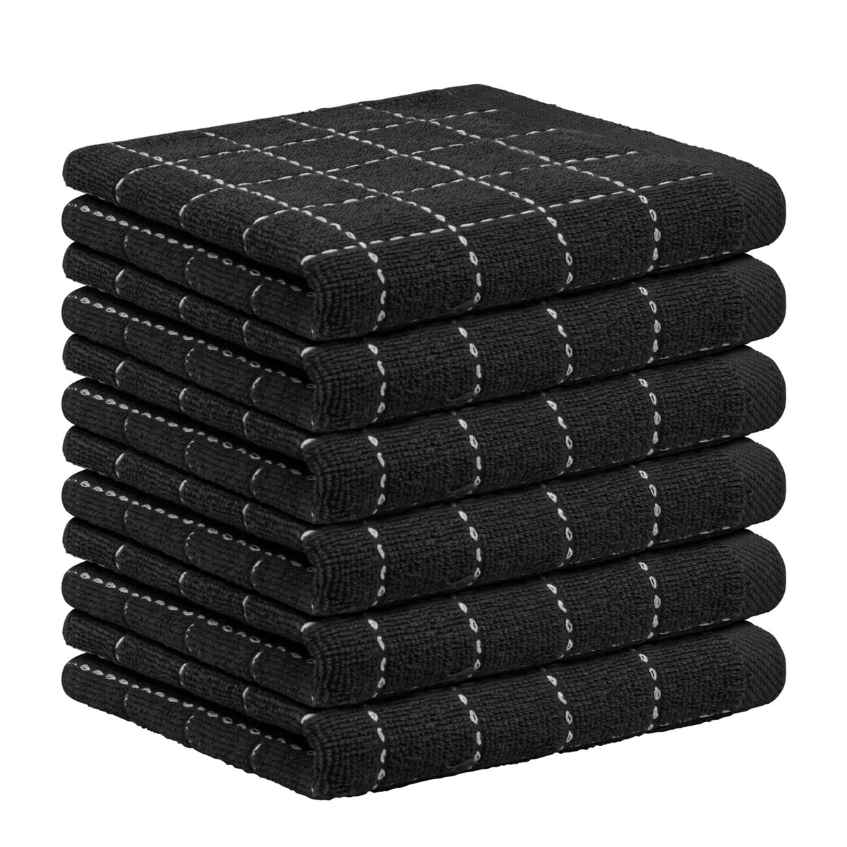 Nialnant 8 Pack Kitchen Dish Rags,Absorbent Kitchen Towels