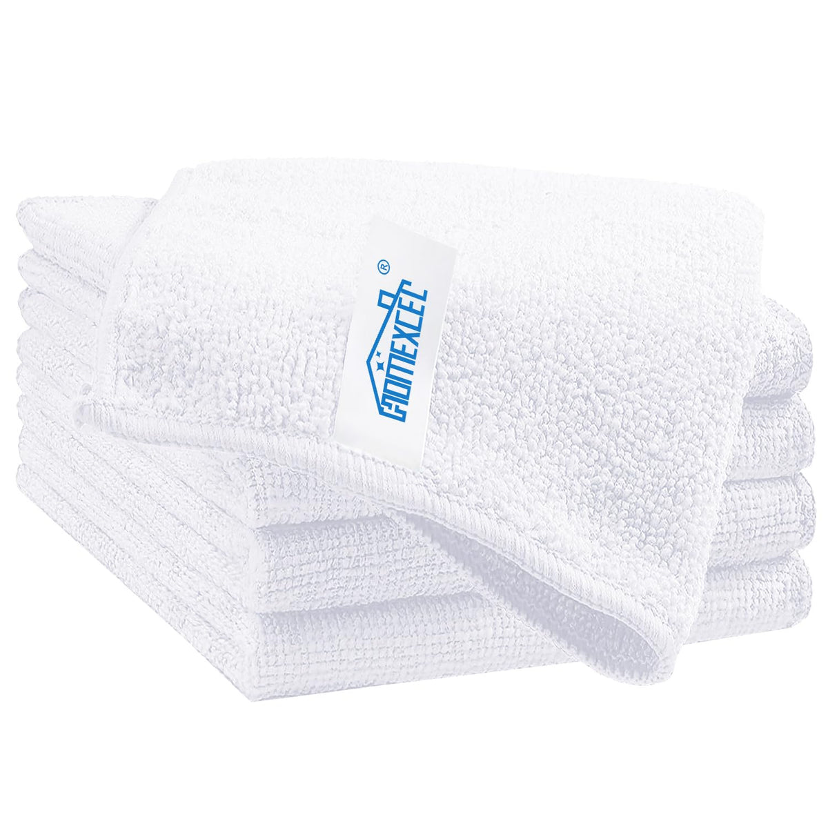 HOMEXCEL 12PK Microfiber Cleaning Cloth, Cleaning Rag for Home, 11.5x11.5in