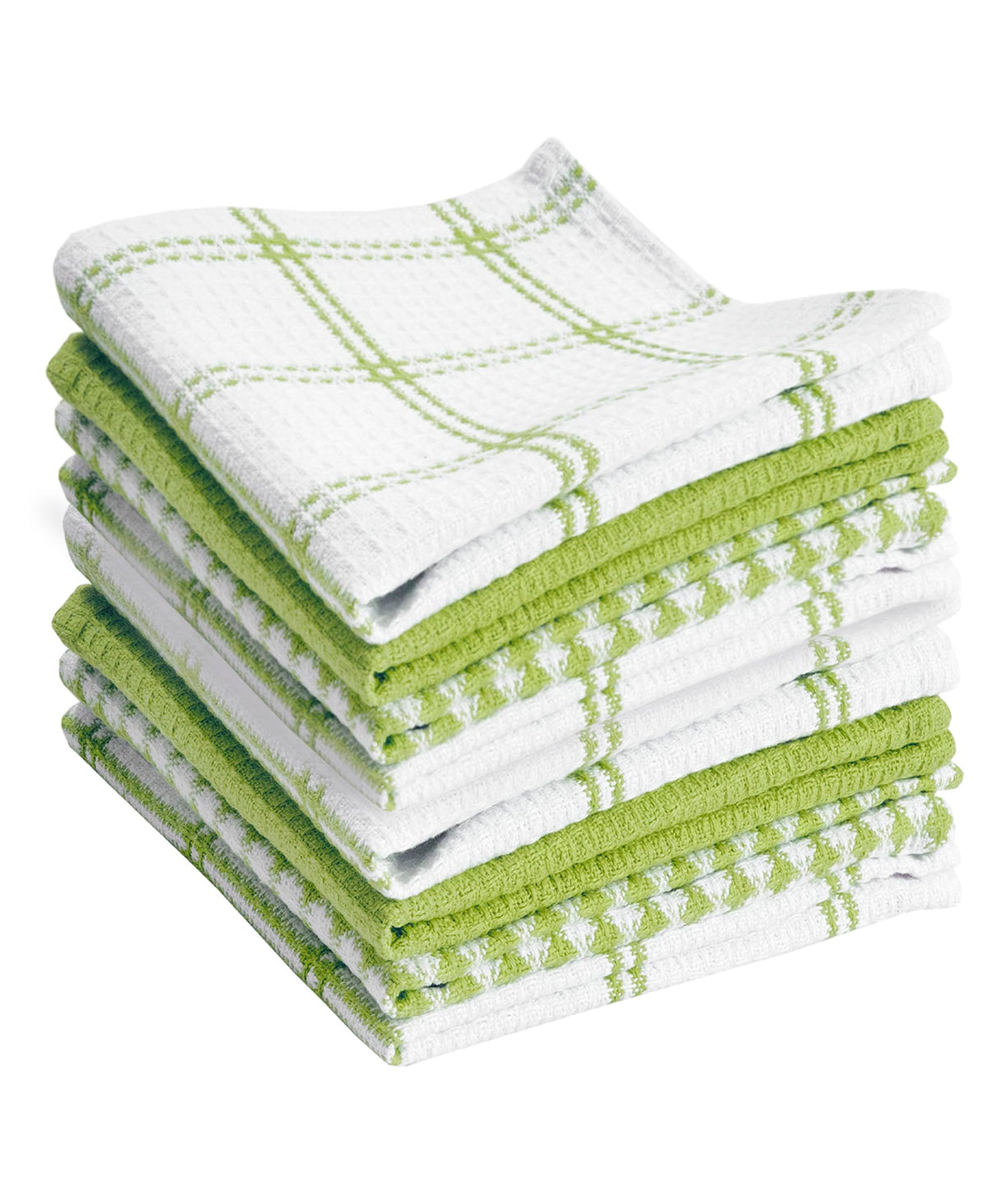 T-Fal Premium Waffle Dish Cloths: Highly Absorbent, Super Soft Long Lasting - 100% Cotton, 12"x13" Towel for Cleaning & Drying, (4-Pack), Cool