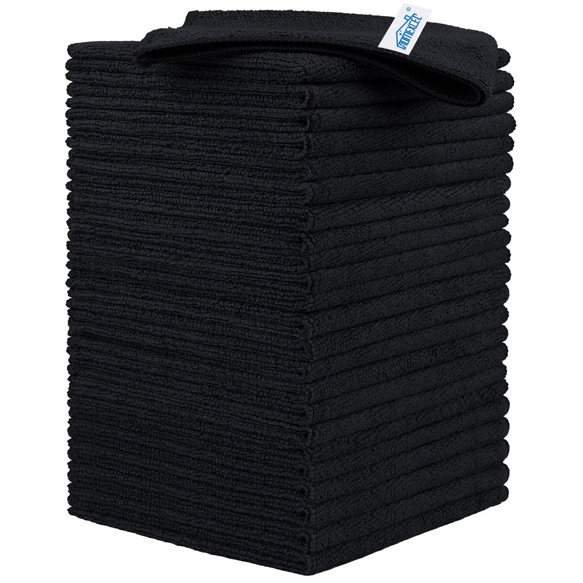 HOMEXCEL 12PK Microfiber Cleaning Cloth, Cleaning Rag for Home, 11.5x11.5in