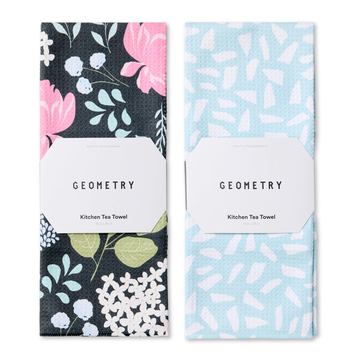 GEOMETRY Kitchen Dish Cloths - Quick Dry Dishcloths for Kitchen - Premium Dish Rags with Geoweave - 3-Pieces Autumn Checkers