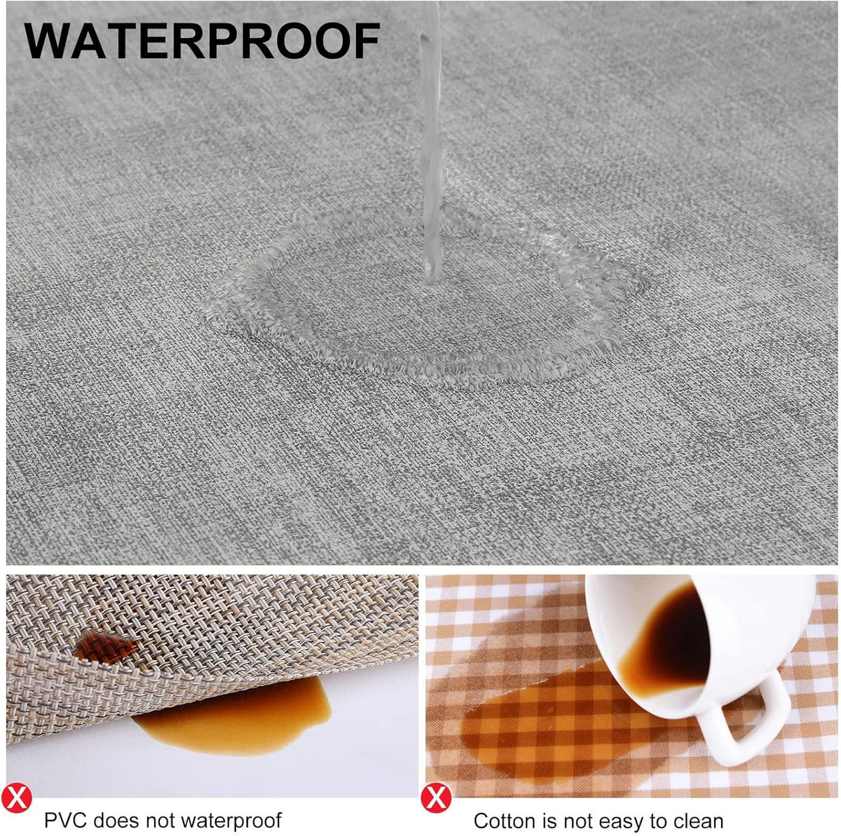 homing Faux Leather Heat Resistant Placemats 6 Packs