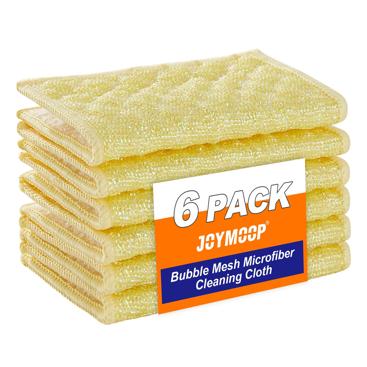 JOYMOOP Microfiber Cleaning Cloth, 18 Piece Set, Small, Multi Color