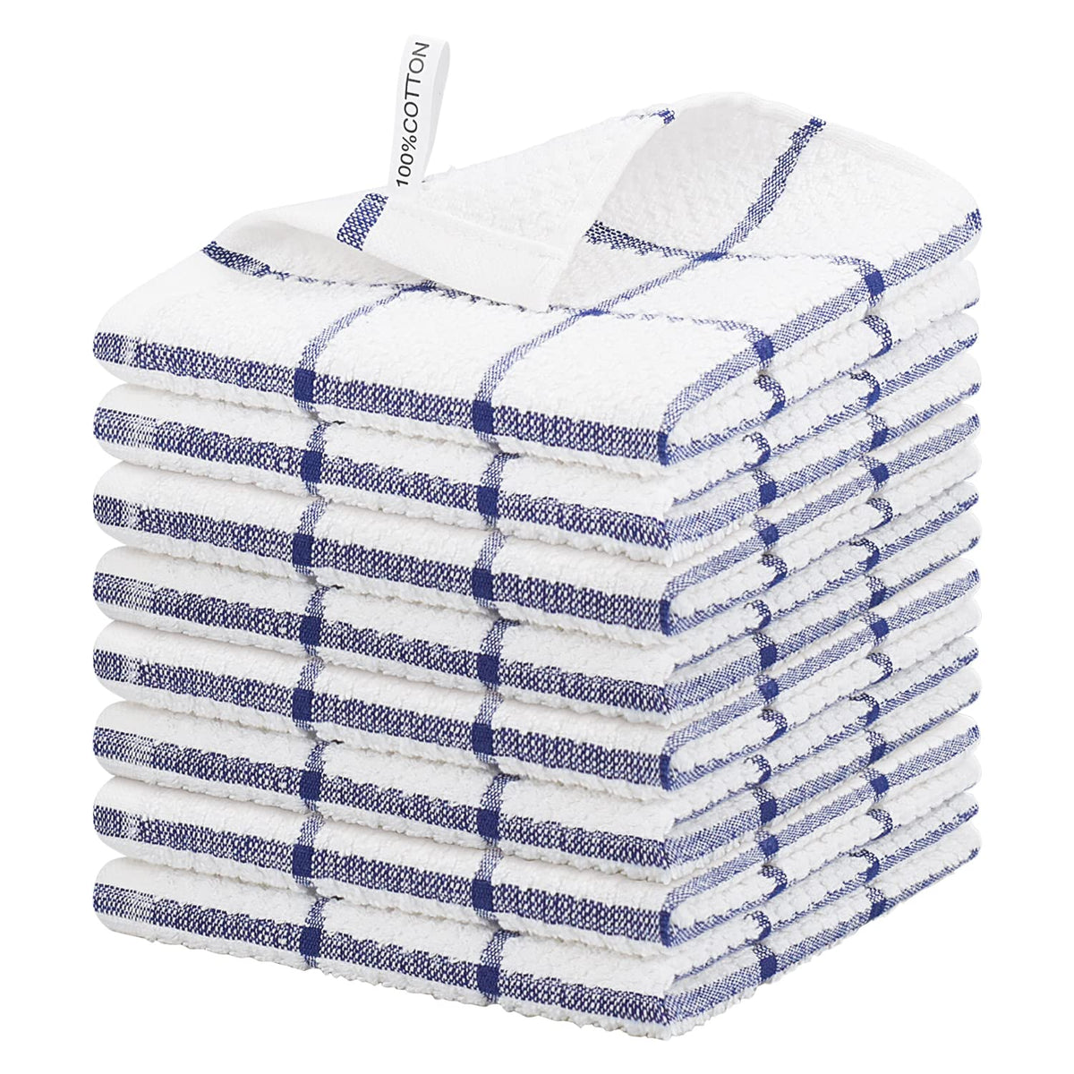 Nialnant 8 Pack Kitchen Dish Rags,Absorbent Kitchen Towels