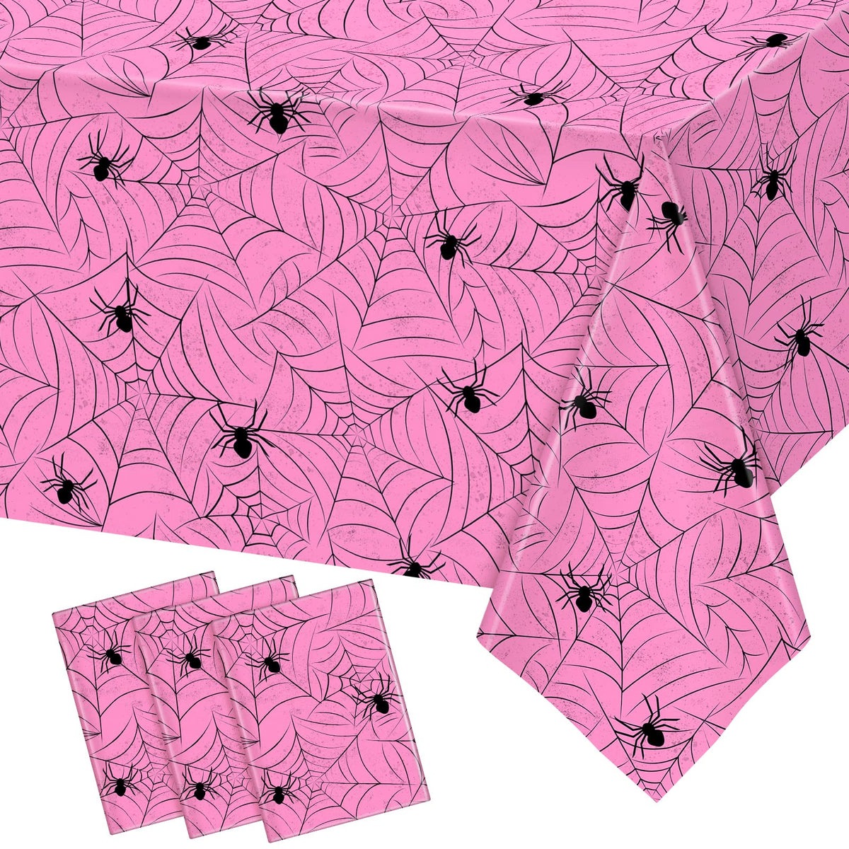 3 Pack Halloween Tablecloth Rectangular Table Halloween Party Decorations