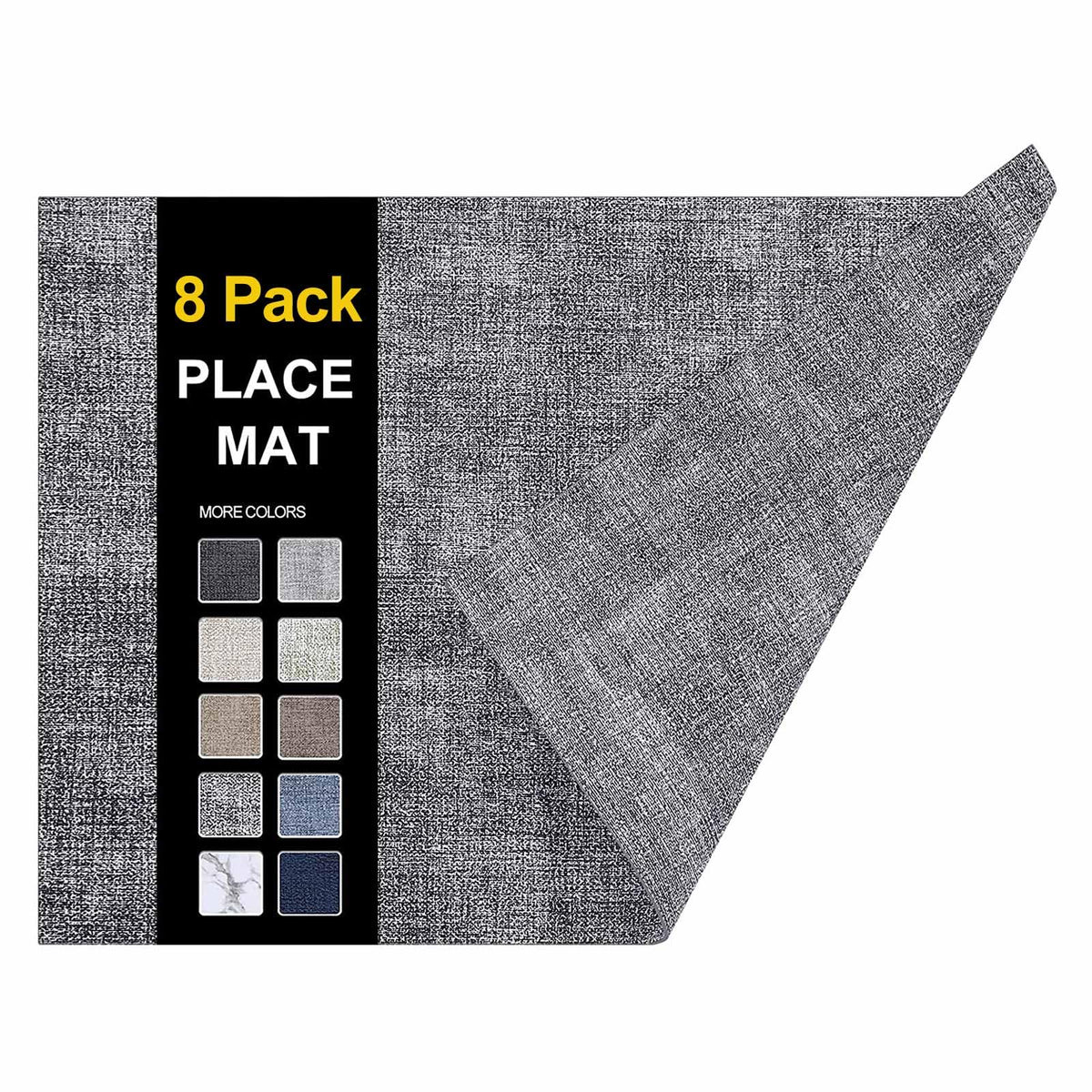 homing Faux Leather Heat Resistant Placemats 6 Packs