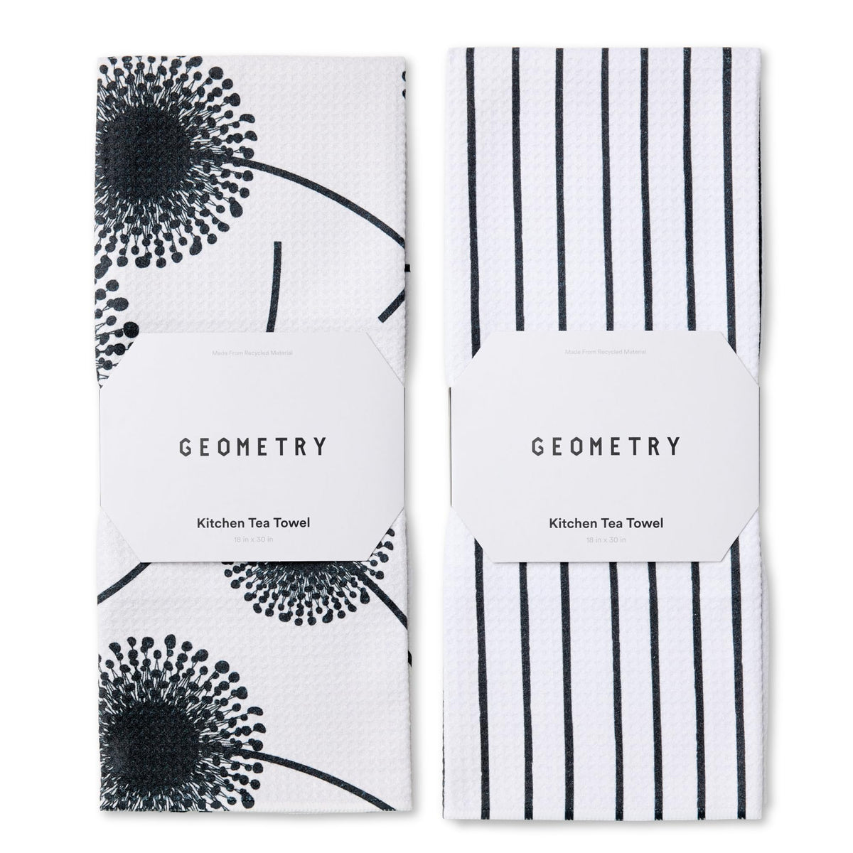 GEOMETRY Kitchen Dish Cloths - Quick Dry Dishcloths for Kitchen - Premium Dish Rags with Geoweave - 3-Pieces Autumn Checkers