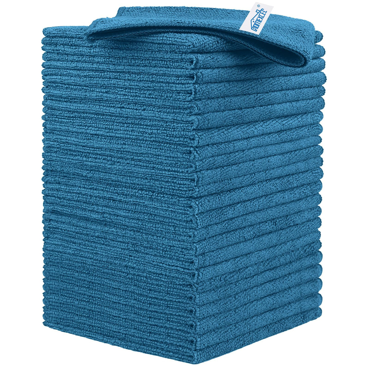HOMEXCEL 12PK Microfiber Cleaning Cloth, Cleaning Rag for Home, 11.5x11.5in