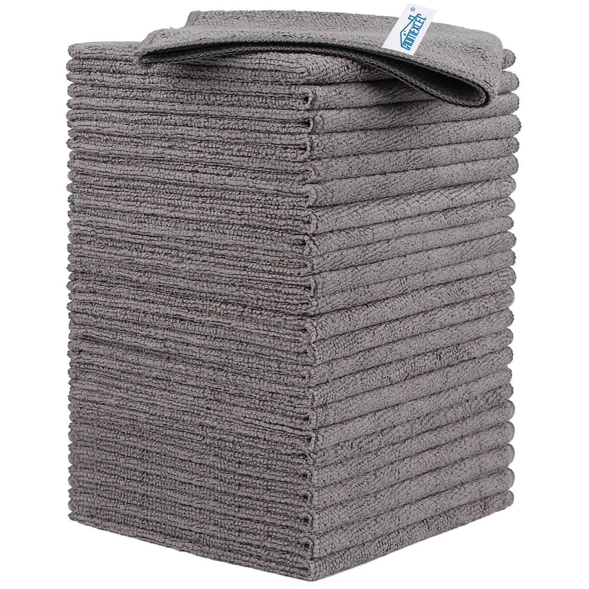 HOMEXCEL 12PK Microfiber Cleaning Cloth, Cleaning Rag for Home, 11.5x11.5in