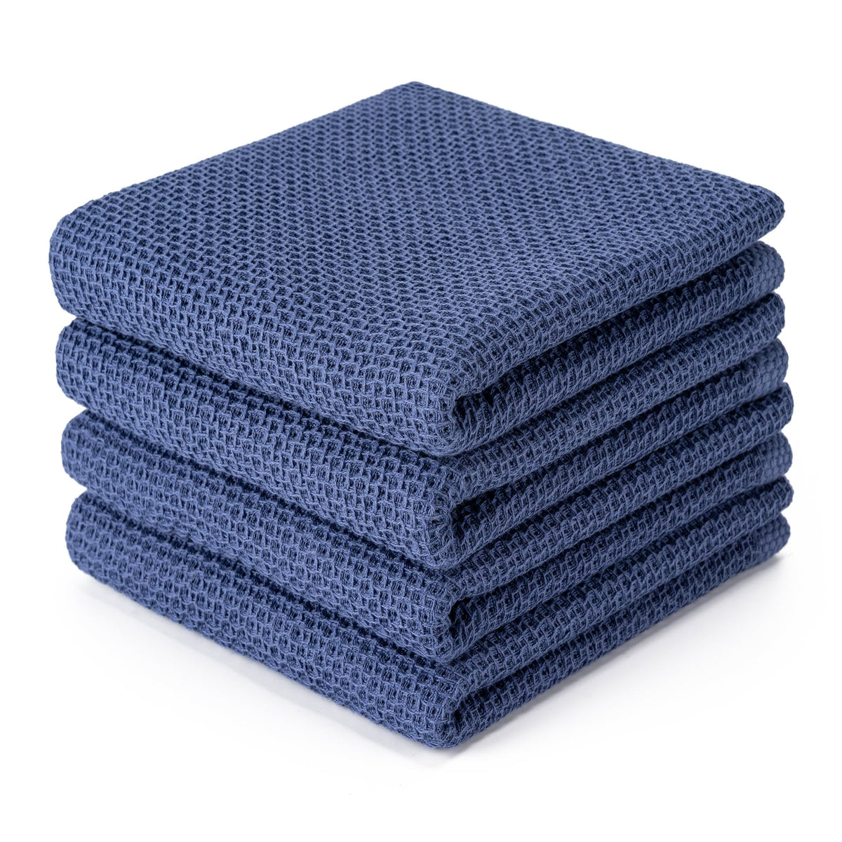 Kitchen Towels 6-Pack Kitchen Dish Cloths,100% Cotton,12x12 In,Dark Grey