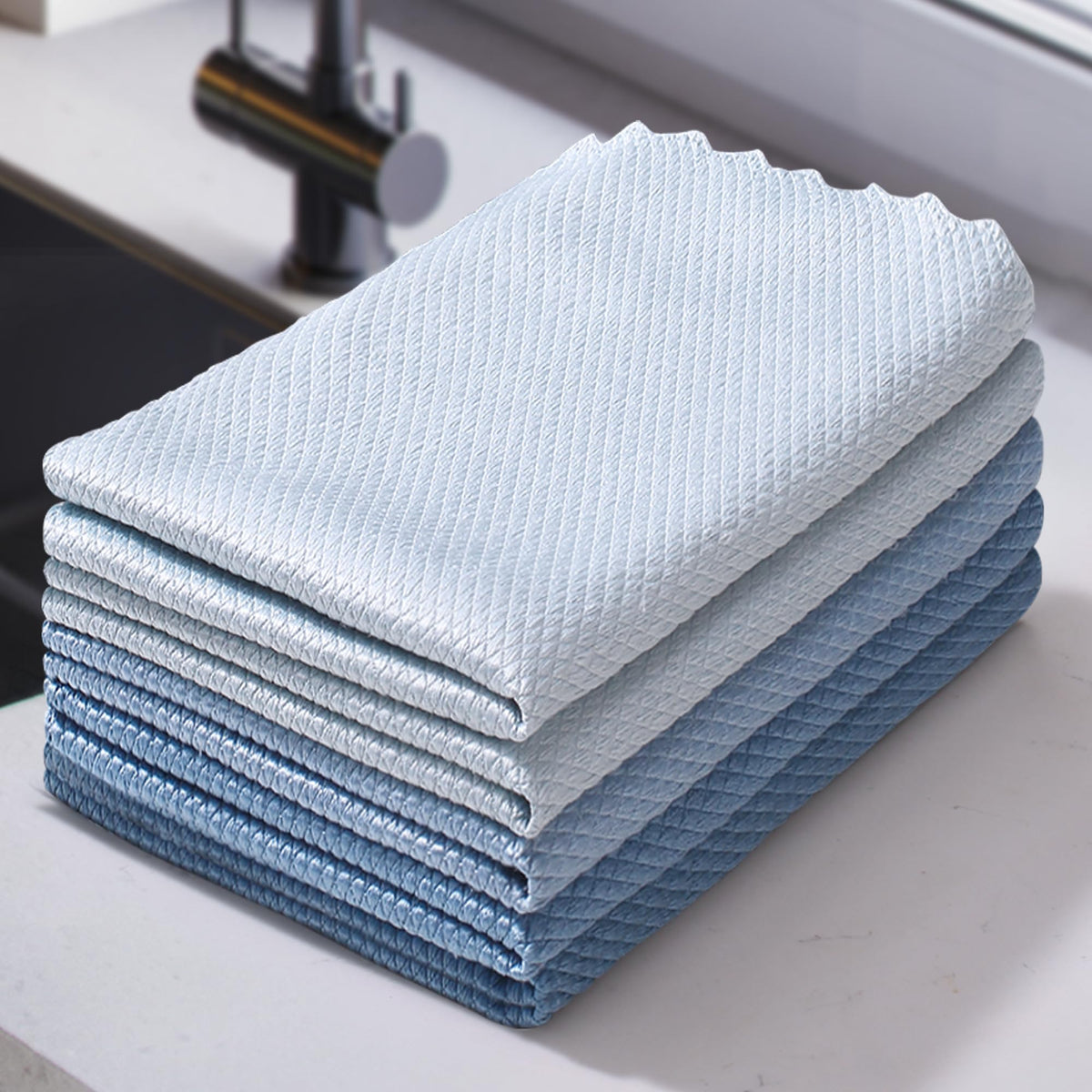 JOYMOOP Microfiber Cleaning Cloth, 18 Piece Set, Small, Multi Color
