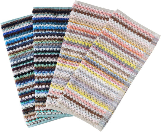 Oeleky Kitchen Dish Cloths for Washing Dishes, 100% Cotton Dishcloths