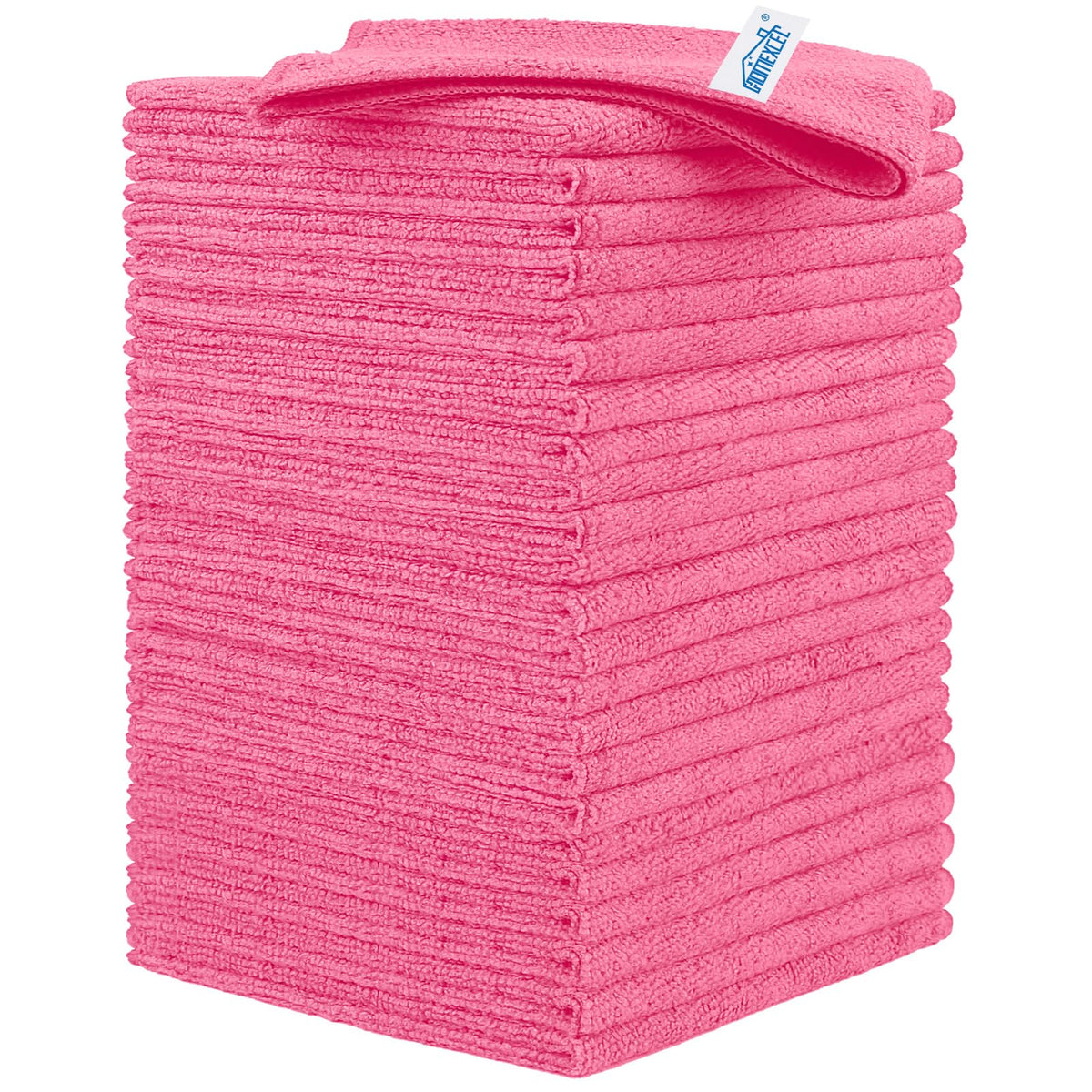 HOMEXCEL 12PK Microfiber Cleaning Cloth, Cleaning Rag for Home, 11.5x11.5in