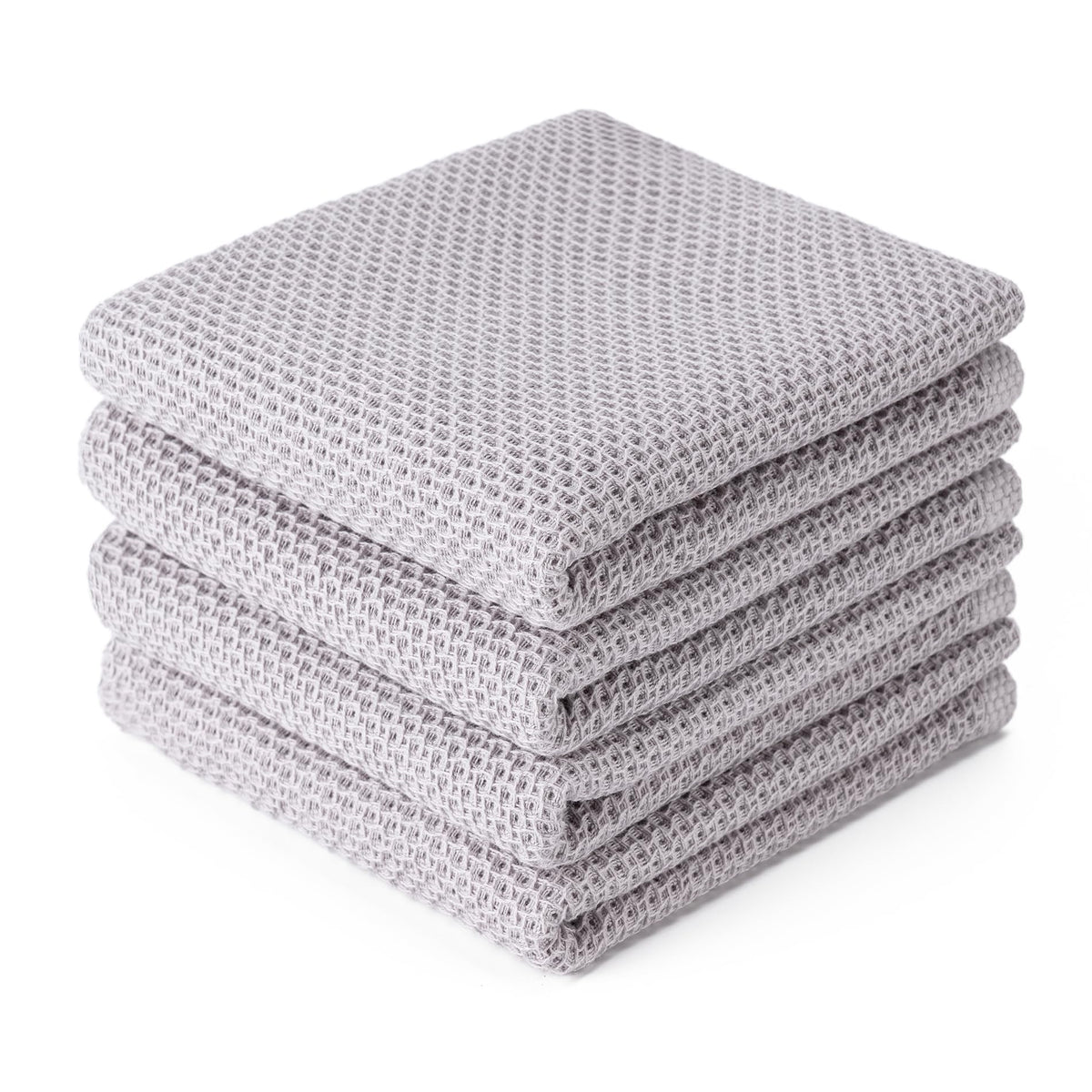 Kitchen Towels 6-Pack Kitchen Dish Cloths,100% Cotton,12x12 In,Dark Grey