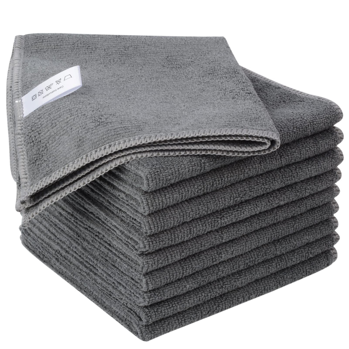KinHwa Dish Cloths for Washing Dishes with Scrub Side, Microfiber Dish Rags