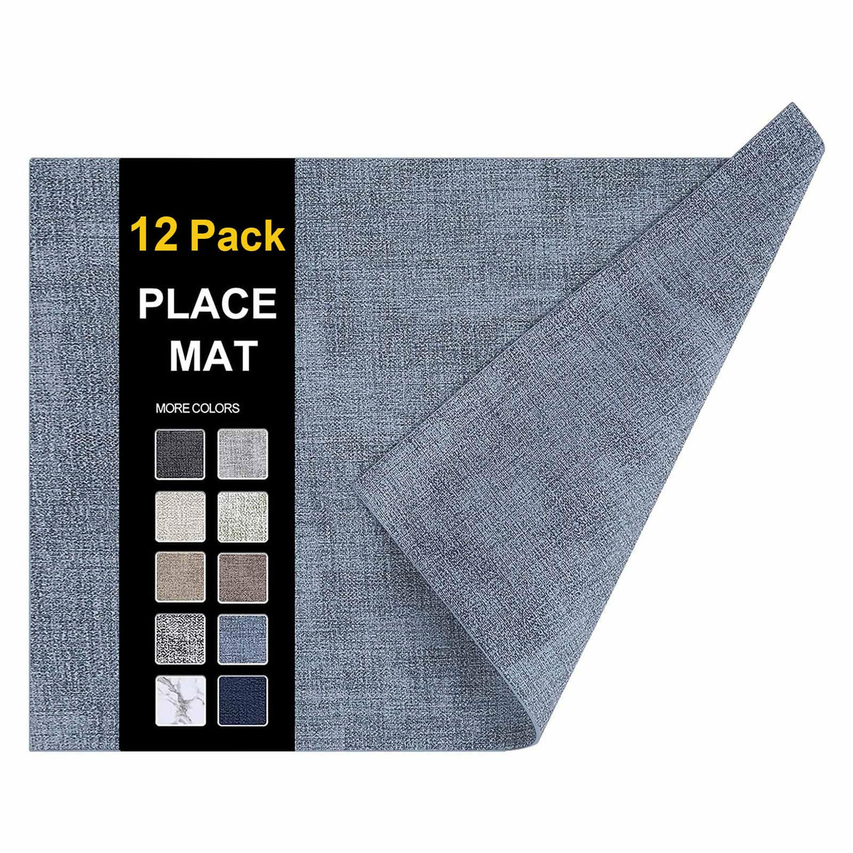 homing Faux Leather Heat Resistant Placemats 6 Packs